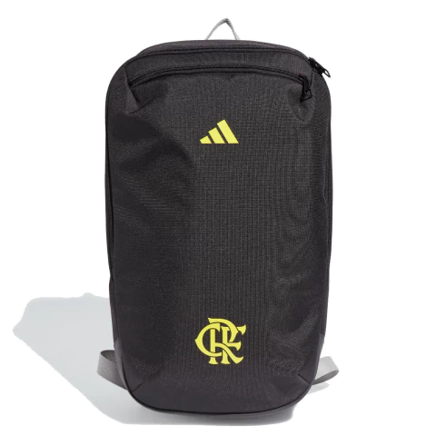 Mochila Adidas Flamengo Preto e Amarelo Original