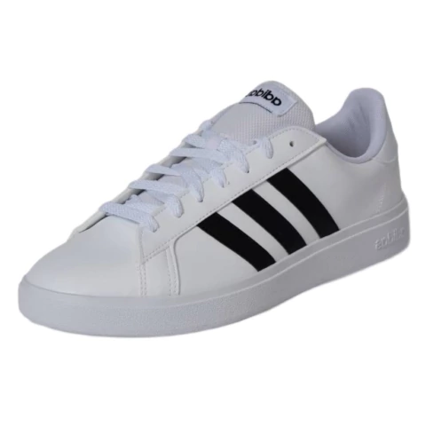 Tênis Adidas Grand Court Base 2.0 Branco e Preto Original