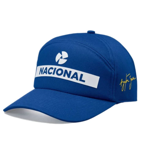 Boné Ayrton Senna Nacional Cap Azul Original