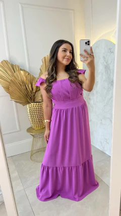 Vestido Bia - Uva - comprar online