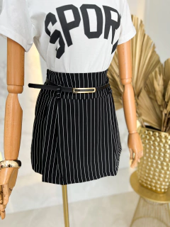 Shorts Saia Risca Giz - Preto na internet