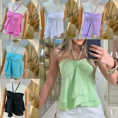 Blusa Bata - Lilás na internet