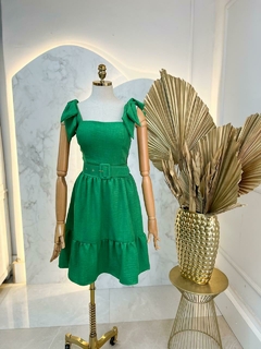 Vestido curto Day - verde