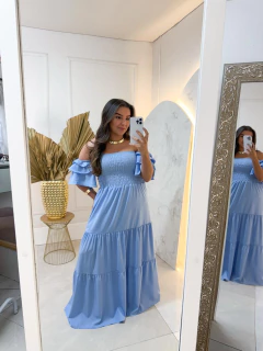 Vestido Lastex Manga - loja online