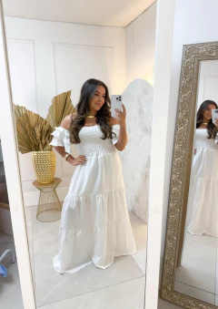 Vestido Lastex Manga - comprar online