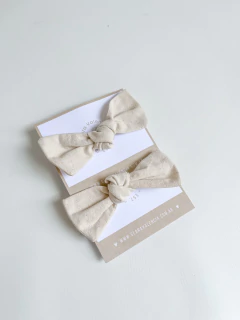 Moño Clarita pack X2 unid (3 colores disponibles) - Clara Valencia Petit