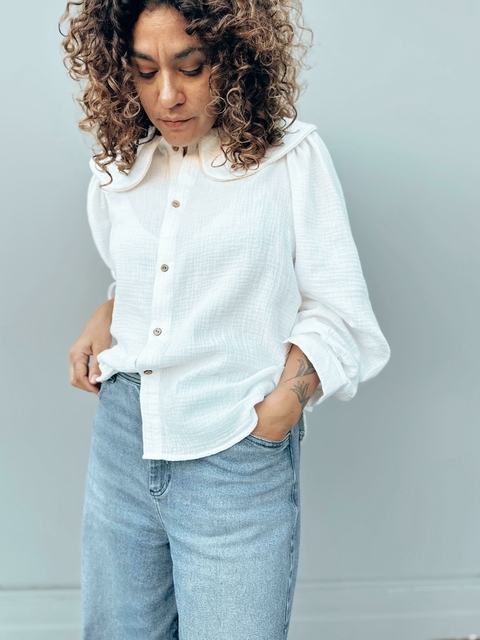 Camisa Eugenia natural