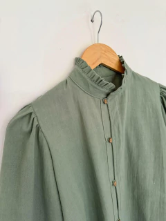 Camisa Francisca verde - online store