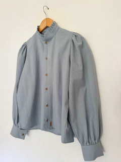 Camisa Francisca celeste - Clara Valencia Petit