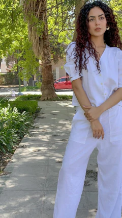 Blusa lino blanco - buy online