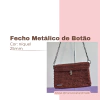 Fecho Metálico Botão - 25mm
