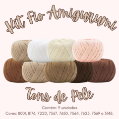 Kit Fio Amigurumi - Tons de Pele