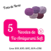 Kit 5 Novelos de Fio Amigurumi Soft - Tons de Roxo