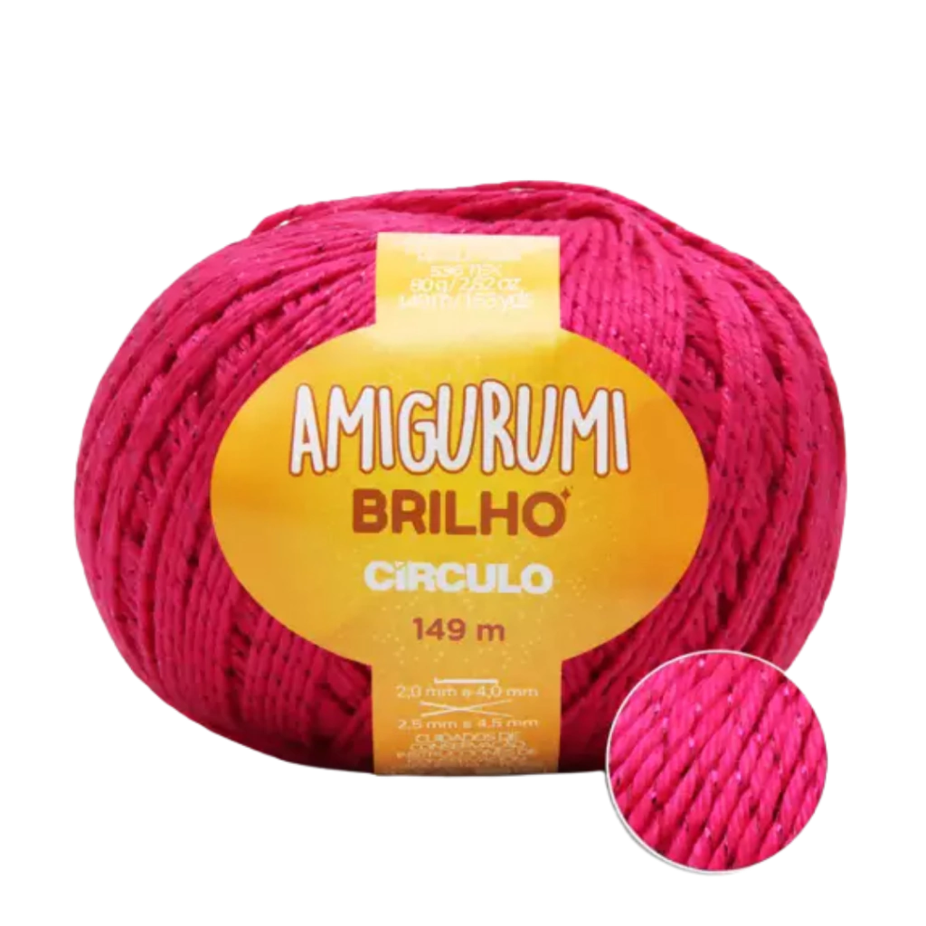 Fio Amigurumi Brilho - 80g