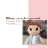 Olhos para Amigurumi 11mm - PRETO - 50 pares