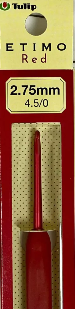 Agulha de Crochê Tulip Importada Coleção Etimo Red