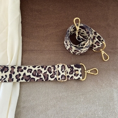 Alça Animal Print - Metais Dourados - comprar online