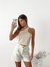 Musculosa morley satinado cruzado un hombro Aleppo - comprar online