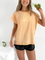 Remera algodon ancha sisa al corte Aperol - BENKA