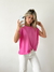 Remera algodon ancha sisa al corte Aperol - comprar online