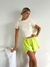 Short rustico con recorte superpuesto Arezzo - tienda online