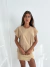 Remera amplia manga rebatible con strass Atocha - comprar online