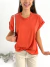 Remera amplia manga rebatible con strass Atocha en internet
