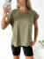 Remera amplia manga rebatible con strass Atocha - BENKA