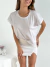 Imagen de Remera amplia manga rebatible con strass Atocha