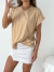 Remera amplia manga rebatible con strass Atocha - BENKA