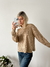 Sweater escote redondo ancho con rombos Beaumont en internet