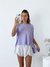 Imagen de Remera amplia modal viscosa manga 3/4 con corte irregular Bimba