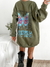 Maxibuzo frisado oversize Butterfly nepbut