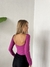 Remera modal soft escote bote espalda escotada manga larga Cagliari - BENKA