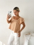 Blusa lino spandex doble volado Carioca en internet