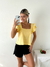 Imagen de Blusa lino spandex doble volado Carioca