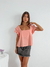 Blusa lino spandex doble volado Carioca - comprar online