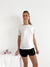 Remera jersey lisa escote redondo Circle - tienda online