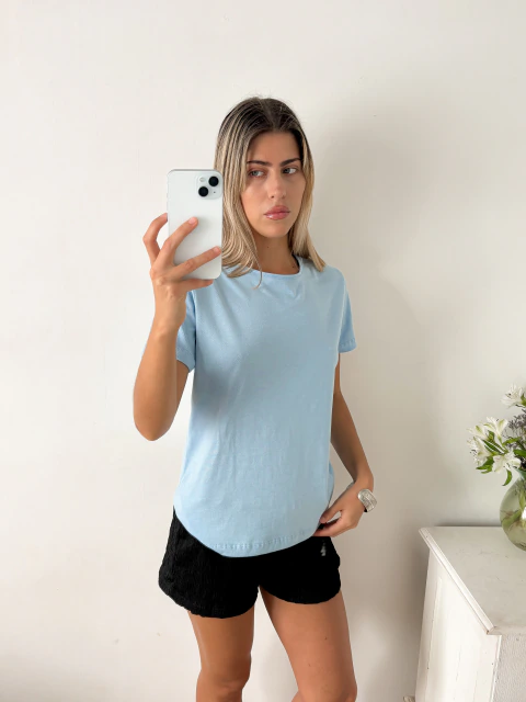 Remera jersey lisa escote redondo Manitoba en internet
