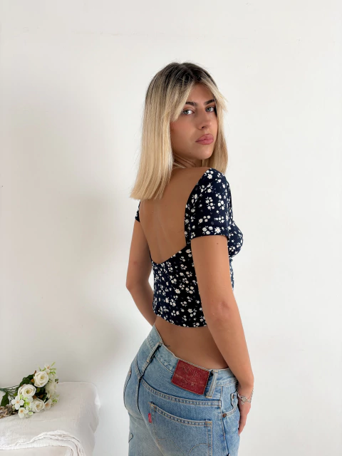 Remera modal soft print espalda cavada Copacabana - comprar online