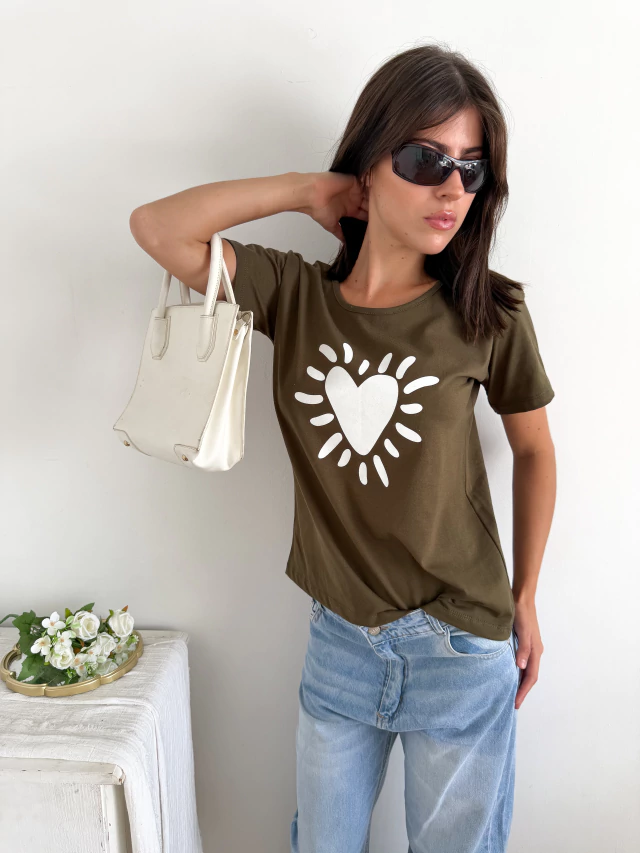 Remera algodón Corasol