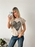 Remera amplia manga rebatible Corazon Garabato - BENKA