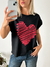 Imagen de Remera amplia manga rebatible Corazon Garabato