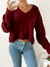 Sweater trenzado cuello en V Cruzeiro - BENKA