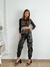 Pantalón cuerina tipo cargo con bolsillos laterales y cintura elastizada Duki - BENKA