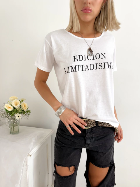 Remera algodón Edicion limitadisima - comprar online