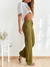 Pantalón bengalina elastizada hilo contra color EIDAN - tienda online