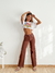 Pantalón bengalina elastizada hilo contra color EIDAN - comprar online