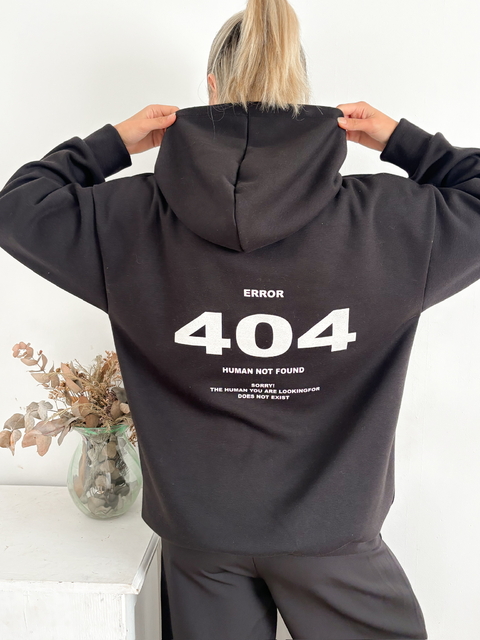 Buzo oversize frizado con capucha Error404 - comprar online
