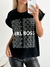 Remera amplia manga rebatible Girl Boss en internet